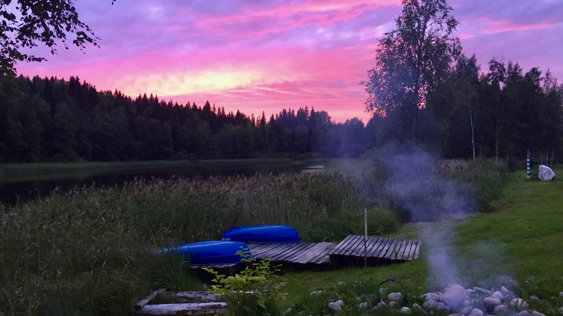 Великолепные закаты в Ламбушке
